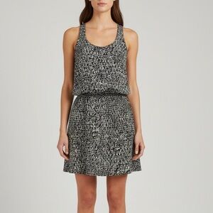 Michael Kors Black and White Mini Dress